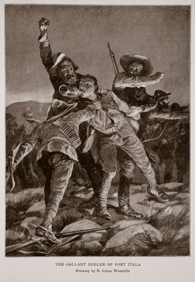 Il galante trombettiere di Fort Itala da Richard Caton Woodville junior